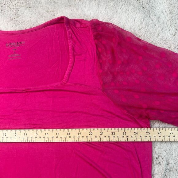 Torrid Lot of 2 Tops Blouses Plus Size 4X Womens Shirts Floral Polka Dot Sheer - Picture 6 of 13